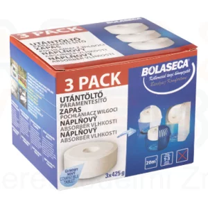 Bolaseca páramentesítő utántöltő tabletta 3x425g Lyukas